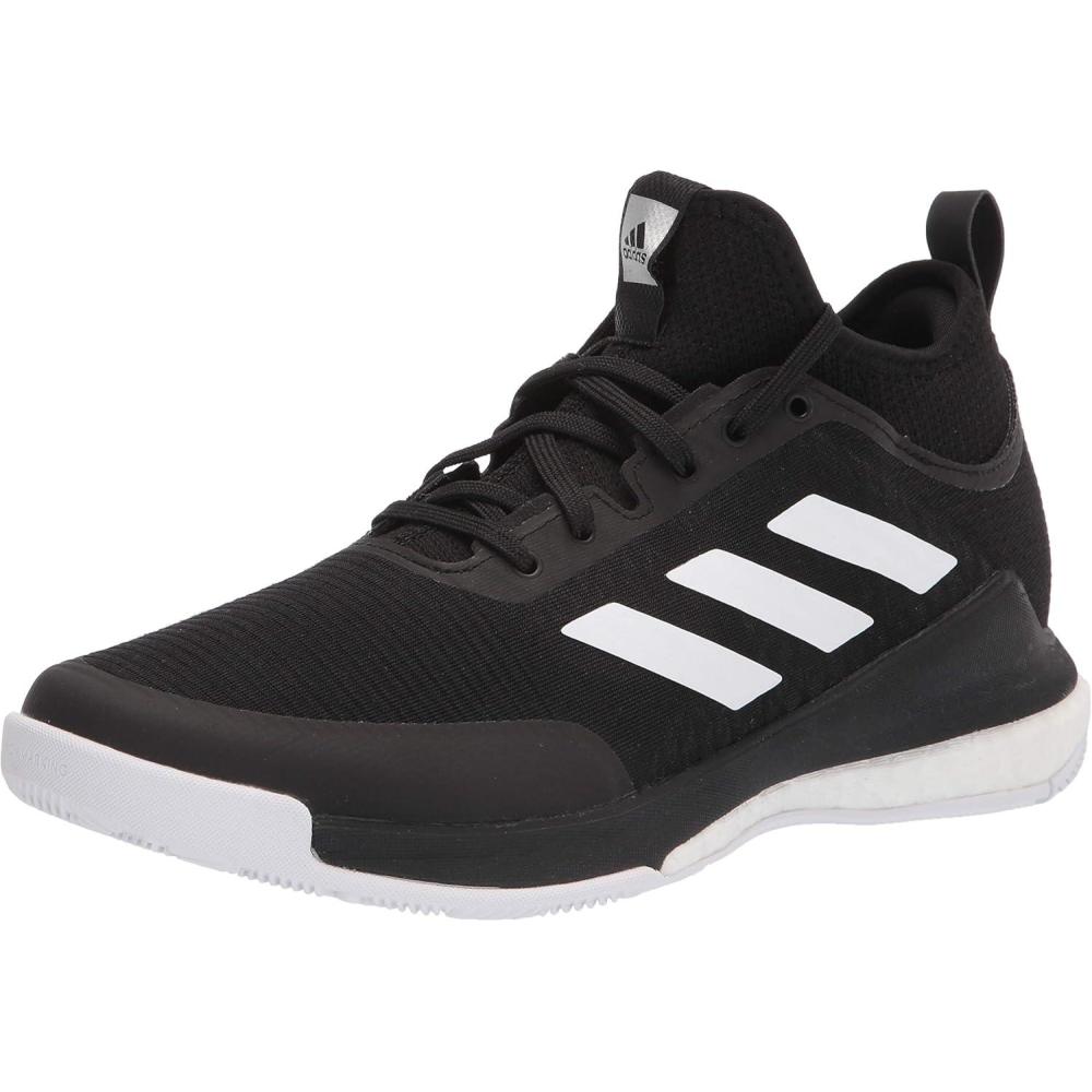 imageadidas Womens Crazyflight Volleyball SneakersBlackWhiteBlack