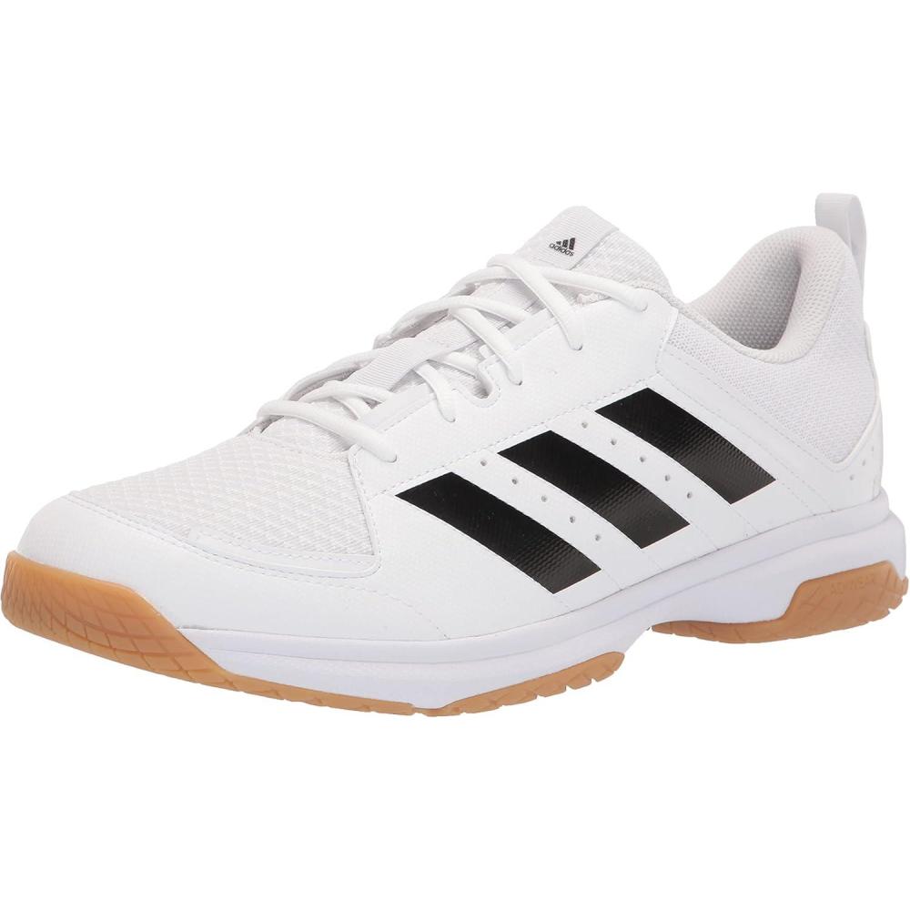 imageadidas Womens Ligra 7 Indoor Court ShoeWhiteBlackWhite