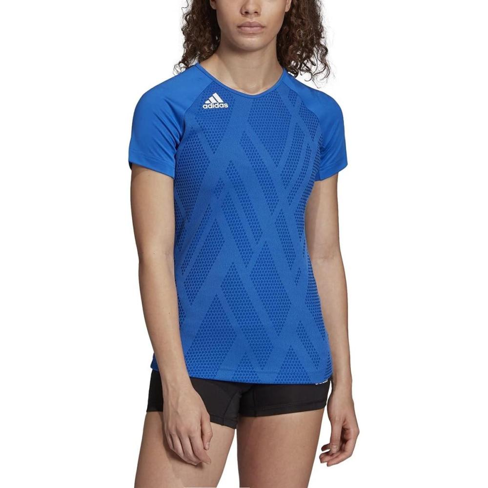 imageadidas Womens Quickset JerseyCollegiate RoyalBlueWhite