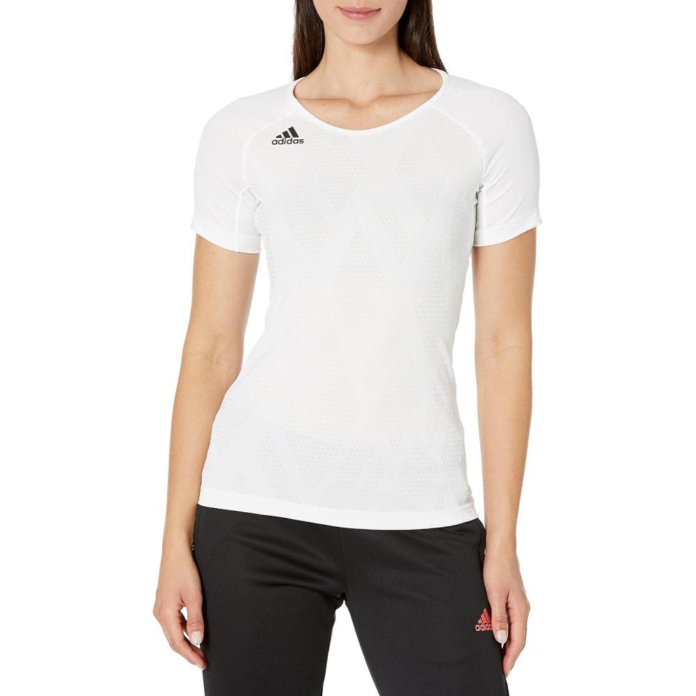 imageadidas Womens Quickset JerseyWhiteBlack