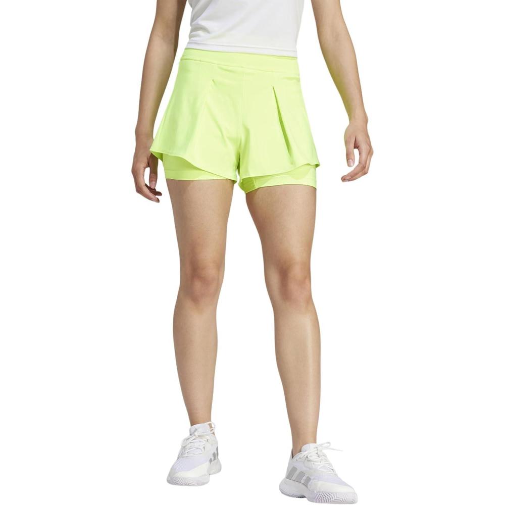 imageadidas Womens Tennis Match ShortsLucid Lemon