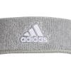 imageAdidas UnisexAdult Interval Reversible Elastic Sweat Headband for Men and Women DiscontinuedHeather Light GreyWhite