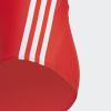 imageadidas Girls Classic 3Stripes SwimsuitVivid RedWhite