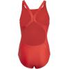 imageadidas Girls Classic 3Stripes SwimsuitVivid RedWhite