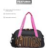 imageadidas Graphic Duffel BagCanvas BlackScreaming OrangeScreaming Pink