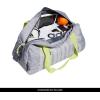 imageadidas Graphic Duffel BagJersey GreyPulse Lime GreenOnix Grey