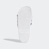 imageadidas Mens Adilette Comfort Adjustable Slides SandalWhiteTeam Royal BlueScarlet