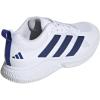 imageadidas Mens Court Team Bounce 20 Indoor ShoeWhiteTeam Royal BlueWhite