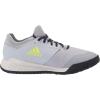 imageadidas Mens Court Team BounceVolleyball ShoeHalo SilverYellowHalo Blue