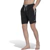 imageadidas Mens Standard 3Stripes Classics Length Swim ShortsBlackWhite