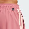 imageadidas Mens Standard 3Stripes Classics Length Swim ShortsPink Strata  Sand Strata