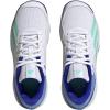 imageadidas UnisexChild Courtflash SneakersSneakerWhitePulse MintLucid Blue