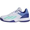 imageadidas UnisexChild Courtflash SneakersSneakerWhitePulse MintLucid Blue