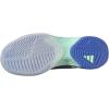 imageadidas Womens Avacourt Tennis ShoeBlackSilver MetallicLucid Blue