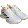 imageadidas Womens Avacourt Tennis ShoeWhiteCore BlackLucid Lemon