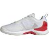 imageadidas Womens Avacourt Tennis ShoeWhiteTaupe Metallic