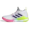 imageadidas Womens Crazyflight Volleyball SneakersWhiteTeam Collegiate PurpleFlash Aqua