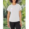 imageadidas Womens Hi Low Jersey Short SleeveTeam Light Grey