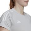 imageadidas Womens Hi Low Jersey Short SleeveTeam Light Grey