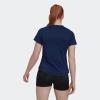 imageadidas Womens Hi Low Jersey Short SleeveTeam Navy BlueWhite