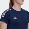 imageadidas Womens Hi Low Jersey Short SleeveTeam Navy BlueWhite