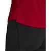 imageadidas Womens Hi Low Jersey Short SleeveTeam Power RedWhite
