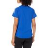 imageadidas Womens Hi Low Jersey Short SleeveTeam Royal BlueWhite