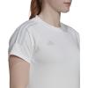 imageadidas Womens Hi Low Jersey Short SleeveWhiteTeam Light Grey
