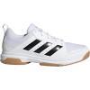 imageadidas Womens Ligra 7 Indoor Court ShoeWhiteBlackWhite