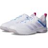 imageadidas Womens Ligra 7 Indoor Court ShoeWhiteSilver DawnBlue Fusion