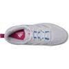 imageadidas Womens Ligra 7 Indoor Court ShoeWhiteSilver DawnBlue Fusion