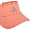 imageadidas Womens Superlite Sport Performance Visor for sun protection and outdoor activitySemi Coral Fusion PinkSilver Metallic