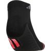 imageadidas Womens Superlite Stripe 30 Low Cut Socks 3Pair Athletic Fit with Arch CompressionBlackSemi Turbo PinkSemi Mint Rush Green