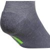 imageadidas Womens Superlite Stripe 30 Low Cut Socks 3Pair Athletic Fit with Arch CompressionHeather GreyGreen SparkOrange Tint