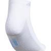 imageadidas Womens Superlite Stripe 30 Low Cut Socks 3Pair Athletic Fit with Arch CompressionWhiteClear BlueMagic Lilac Purple