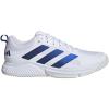 imageadidas Mens Court Team Bounce 20 Indoor ShoeWhiteTeam Royal BlueWhite