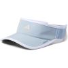imageadidas Womens Superlite Sport Performance Visor for sun protection and outdoor activityWonder BlueWhite