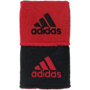 imageAdidas UnisexAdult Interval Reversible Wristband  Athletic Sweatband for Men and Women DiscontinuedBlackTeam Power Red