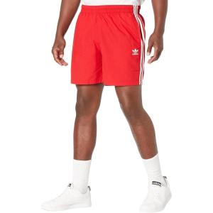 imageadidas Originals Mens Adicolor Classics 3Stripes Swim ShortsScarlet