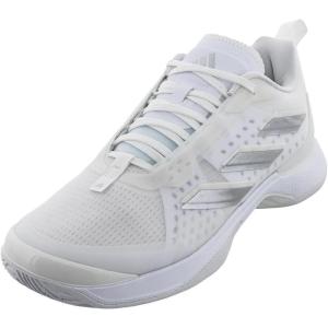 imageadidas Womens Avacourt Tennis ShoeWhiteSilver MetallicWhite
