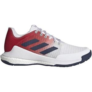 imageadidas Womens Crazyflight Volleyball ShoesCloud White Team Navy Team Collegiate