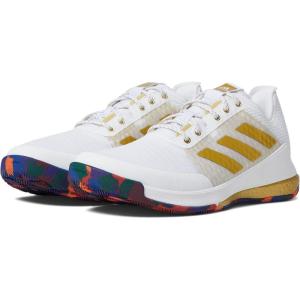 imageadidas Womens Crazyflight Volleyball ShoesCloud WhiteGold MetallicCloud Whit