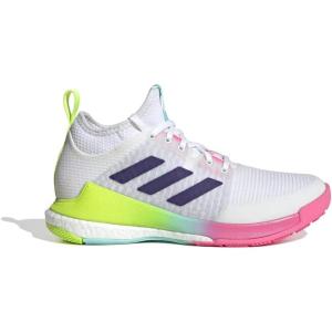imageadidas Womens Crazyflight Volleyball SneakersWhiteTeam Collegiate PurpleFlash Aqua
