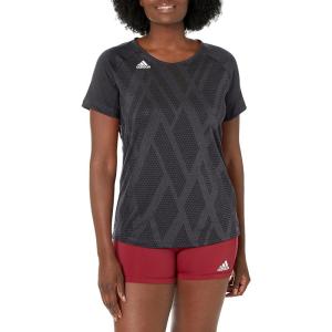 imageadidas Womens Quickset JerseyBlackCarbonWhite