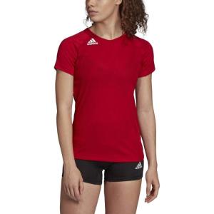 imageadidas Womens Quickset JerseyPower RedPower RedWhite