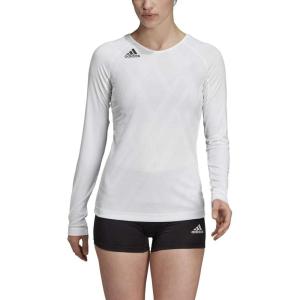 imageadidas Womens Quickset JerseyWhiteWhiteBlack
