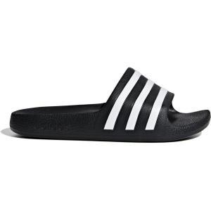 imageadidas unisexchild AdiletteSlide SandalCore BlackWhiteCore Black