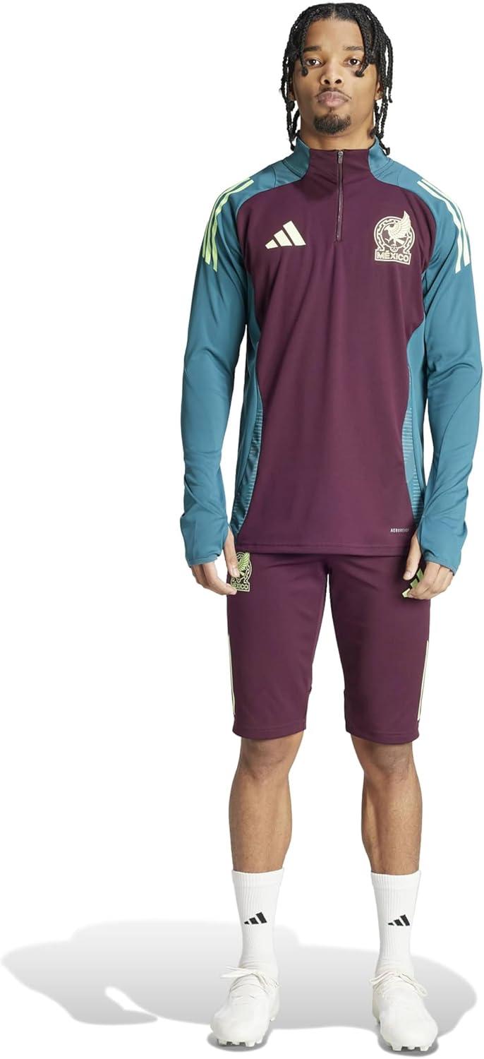 imageAdidas National Teams Mens Mexico 2024 Tiro Training ShortsDark BurgundyGreen Spark