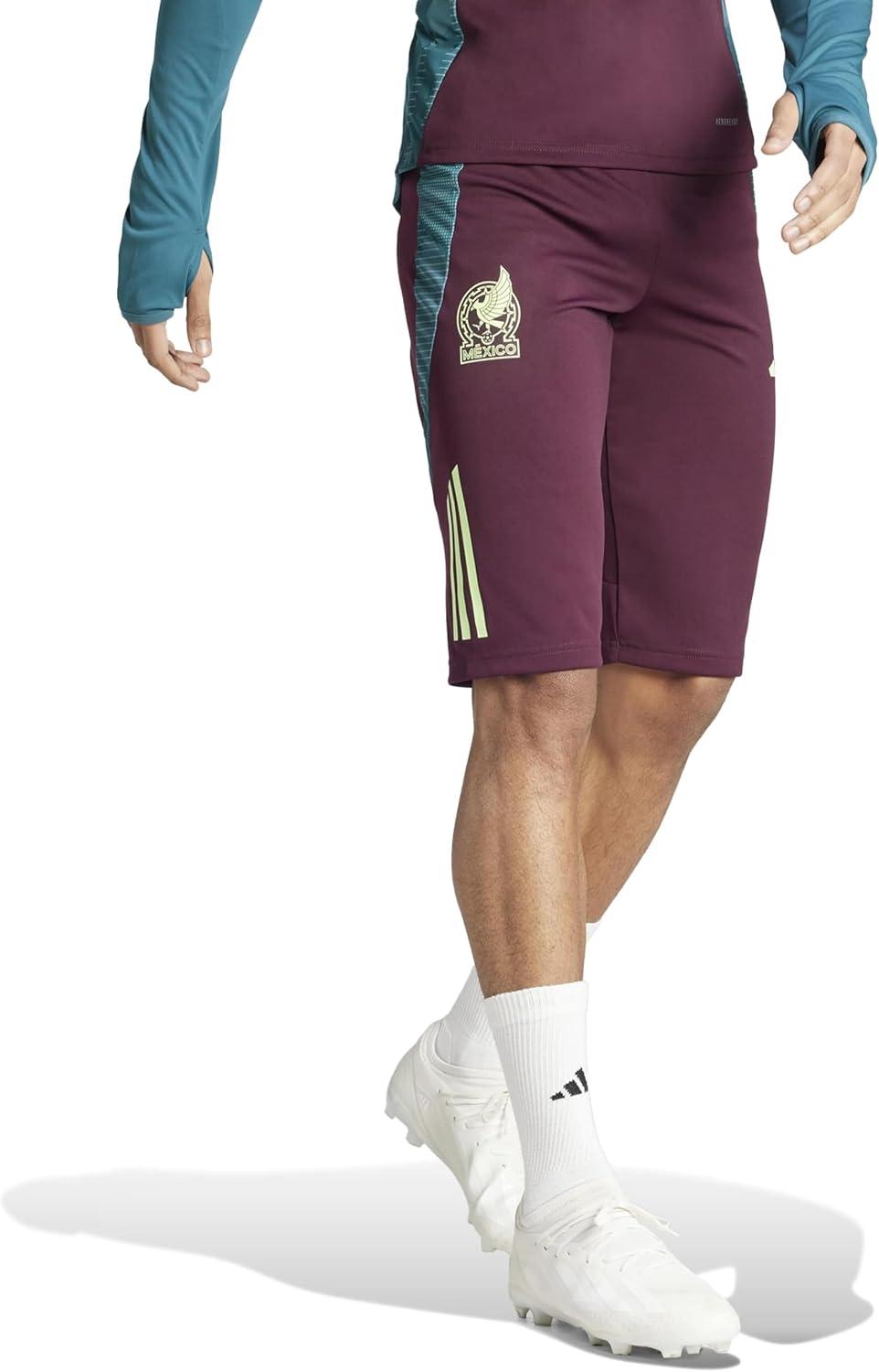 imageAdidas National Teams Mens Mexico 2024 Tiro Training ShortsDark BurgundyGreen Spark