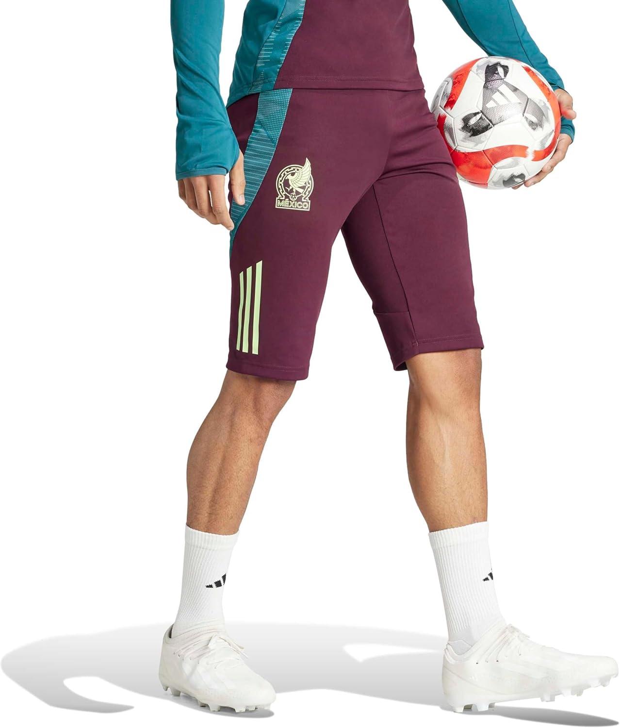 imageAdidas National Teams Mens Mexico 2024 Tiro Training ShortsDark BurgundyGreen Spark